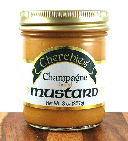 Cherchies 8 Champagne Brand Mustard, Ounce