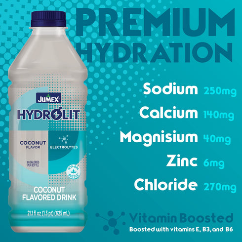 21.1 oz 12-Pack Jumex Hydrolit Coconut Flavor fl