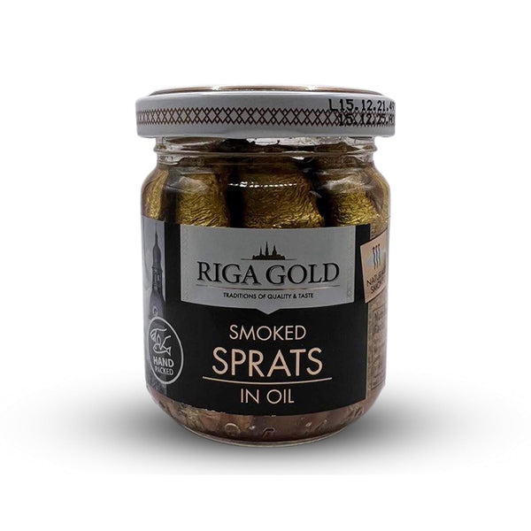 Riga Gold Smoked Sprats in Oil - Wild Caught (Pack 3)