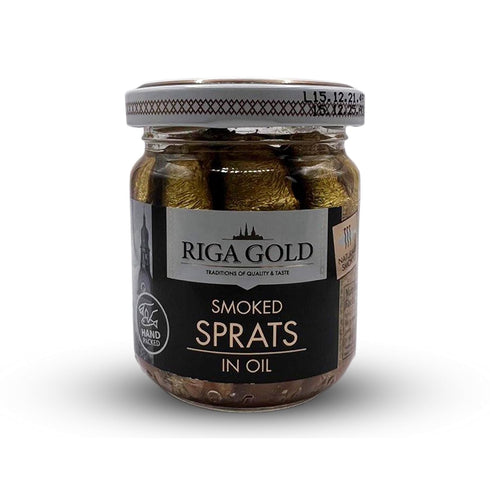 Riga Gold Smoked Sprats in Oil - Wild Caught (Pack 5)