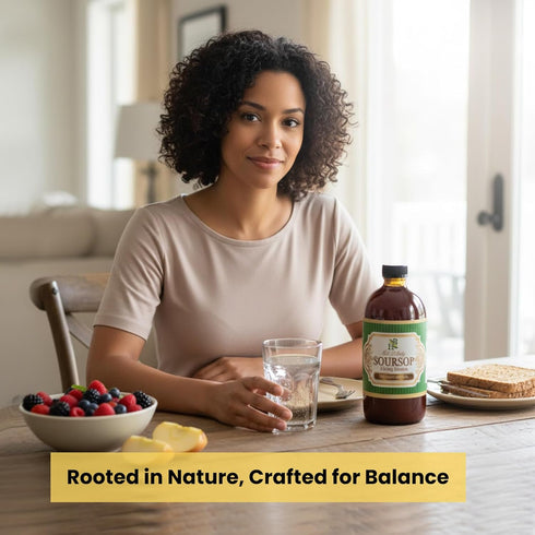 16 oz, Herb To Body Soursop Bitter Liquid Digestive Bitters made with Wildcrafted Soursop Leaves for Gut Wellness