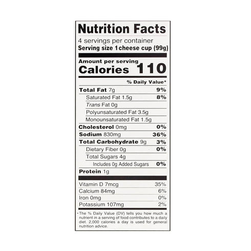 Generic 12 3.5 oz Packaged Nacho Cheese Dip Individual Cups Each in a Voodoux Sales Box