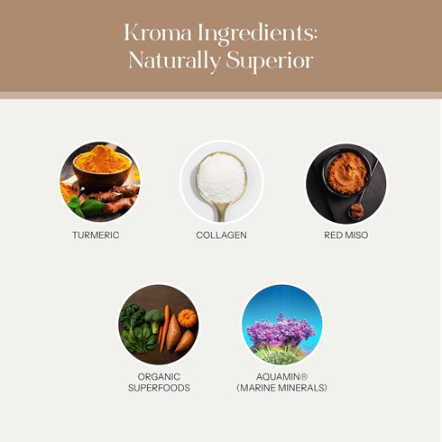 24K 10 7.8 Oz 100% Kroma Beef Bone Broth Powder - Servings Jar, Grass Fed Gluten Free Powder - Collagen-Rich High