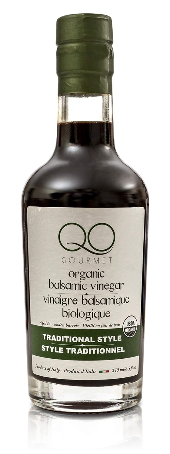 QO Organic Thick Aged Balsamic Vinegar of Modena | 4% Acidity |