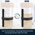 24 oz Upgraded Sourdough Starter Jar Kit Glass Jar with Date Marked Feeding Band, Thermometer, Scraper, Cleaning Brush