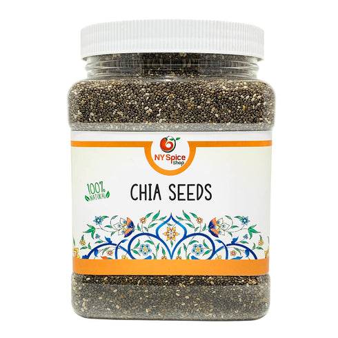 NY Spice Shop Raw Black Chia Seeds All Natural Dried Herbal Seeds