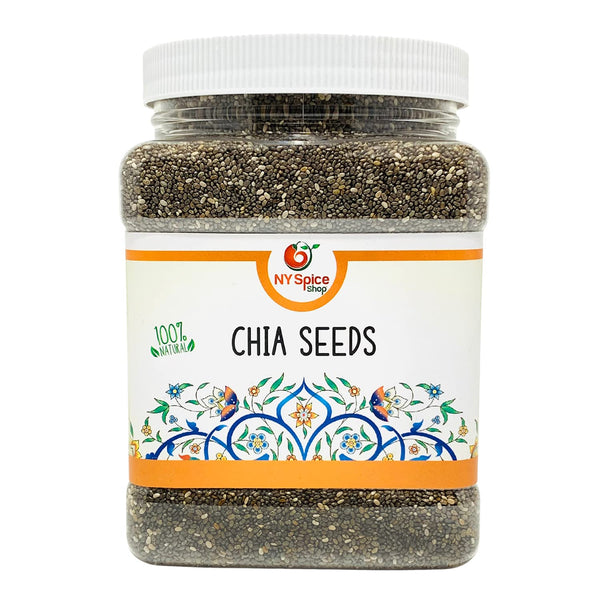 NY Spice Shop Raw Black Chia Seeds All Natural Dried Herbal Seeds