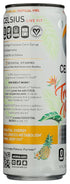 12 Oz CELSIUS Sparkling Tropical Vibe, Functional Essential Energy Drink, Fl