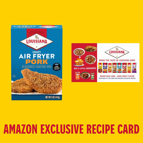 5 Oz, Pack 6 Louisiana Fish Fry Products Air Fry Pork Coating Mix