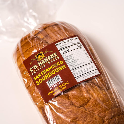 C'O BAKERY Multipack (Pack 4 San Francisco Sourdough Bread - Artisan Bread Handmade - All Natural, High Fiber, Sliced
