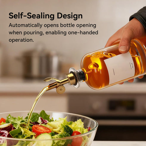 1PCS Olive Oil Pour Spout,Liquor Bottle Pourers for Alcohol, Olive Oil Dispenser Spout, Wine Pourer Spout, Oil Bottle