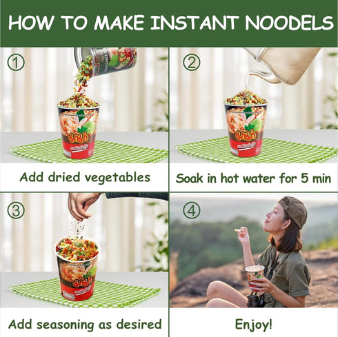 8 7.4 oz Dried Ramen Toppings, Dehydrated Vegetables, Kinds of Freeze Dried Veggies, No Gluten & No Allergen
