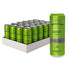 TEHUACN BRILLANTE 12oz 24 Pack Sparkling Mineral Water Original Can (Lime)