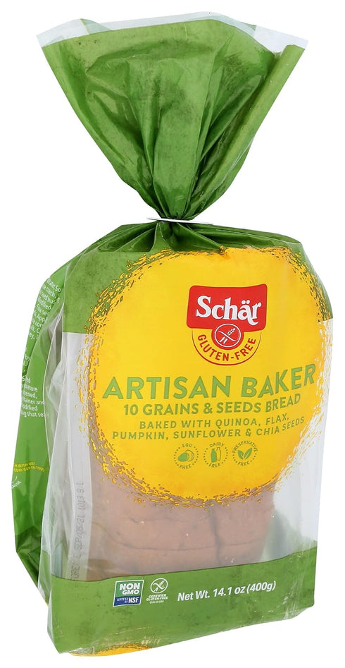10 6 Count Schar Gluten Free Artisan Baker Grain & Seeds Bread