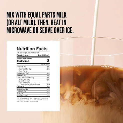 64oz 16 Kolkata Chai - Sugar Free Masala Chai Concentrate for Chai Tea Latte, Microbrewed Premium Organic Black Tea