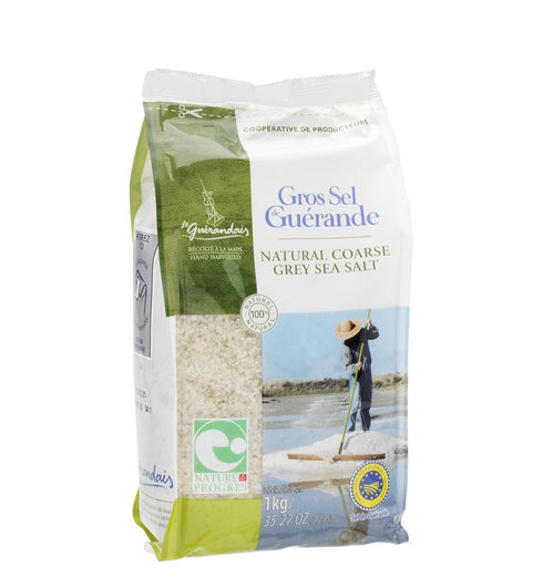 Le Guerandais Celtic Coarse Grey Sea Salt In 1kg Bags, Hand Harvested