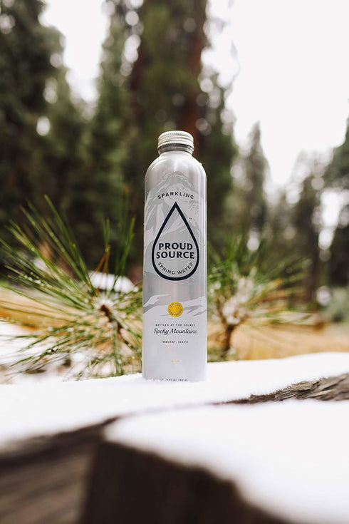 PROUD SOURCE WATER Sparkling Spring Water - Refreshing Beverage