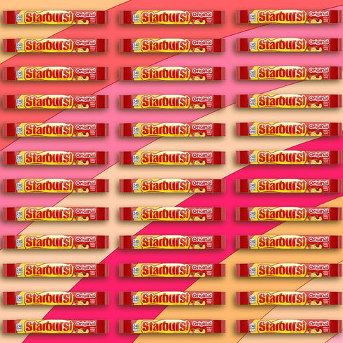 2.07 oz (36 Packs) STARBURST Original Full Size Fruit Chews Candy Bulk, Chewy Candy for Parties, Single