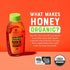 100% 16oz. Nate's Organic Pure, Raw & Unfiltered Honey - USDA Certified Organic - Squeeze Bottle