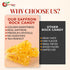 3 NY Spice Shop Golden Crystal Rock Candy with Saffron - Pound Natural Sugar Crystals Infused with Pure Saffron Strands