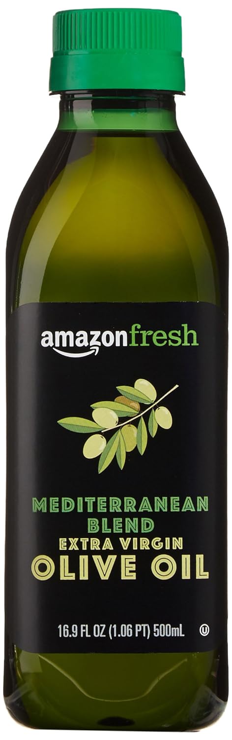 Amazon Fresh 16.9 Oz , Mediterranean Extra Virgin Olive Oil, Fl