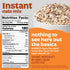 38 oz (25 Easy Morning Instant Oatmeal Mix, Organic Ingredients, Naturally Gluten-Free, No Sugar Added, Hot Cereal