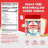 7.5 oz ChocZero Sugar Free Marshmallow Spread, Keto Friendly, Gluten Free, No Sugar Alcohols, Jar