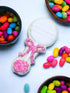 Sweet Evas SHIMMER METALLIC SPARKLING PINK SUGAR CRYSTALS - Dairy Free,Gluten Free,Vegan,Soy Free,Nuts