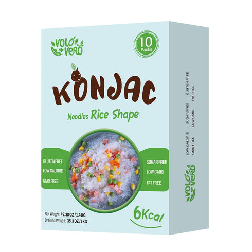 (32g) 16 Packs, VOLO VERO High Protein Ramen Noodles, Konjac Rice, Vegan, Plant-Based, Non-Fried, Low Carb, Low Fat
