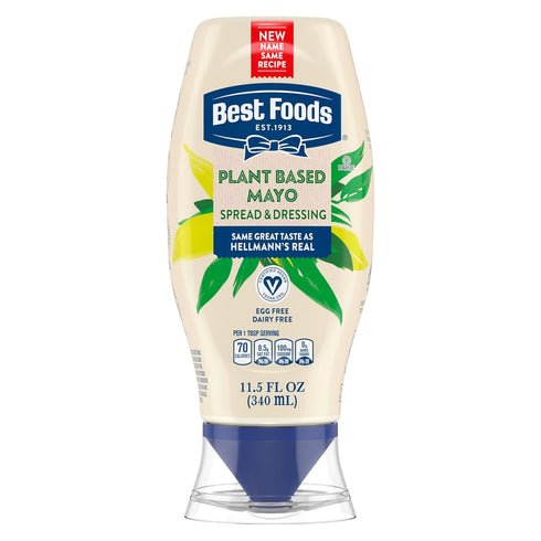 Best Foods Plant Based Dressing and Spread Vegan 1 ct for a Rich, Creamy