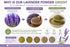 WOTIHA (8.8 oz 250g) 100% Culinary Lavender Powder / - Natural Ultra-Fine Lavender Flower Powder - Edible Grade