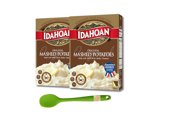 Idahoan Original Instant Mashed Potatoes, Gluten Free Box, Bulk 2 Pack Bundle