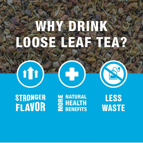20-25 2oz Tiesta Tea - Apple Cider, Loose Leaf, Caramel Apple Herbal Tea, Non-Caffeinated, Makes Hot or Iced Up