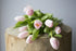 Blooms2Door 10 PRIME NEXT DAY DELIVERY - Fall Collection - Bouquet of Pink Tulips (Farm-Fresh) with Vase.Gift