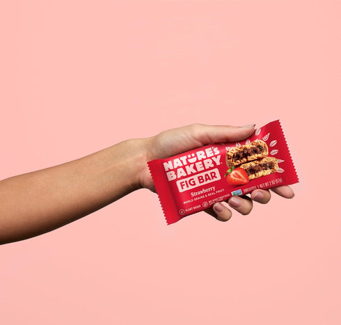 7 12 packs (84 packs) Nature's Bakery Whole Wheat Fig Bars, Strawberry, Real Fruit, Vegan, Non-GMO, Breakfast Bar