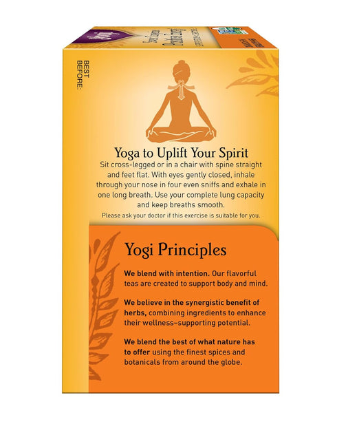 by Yogi 16 Packaging (Pack 1) Yogi Sweet Tangerine Positive Energy, Tea Bags, May Vary