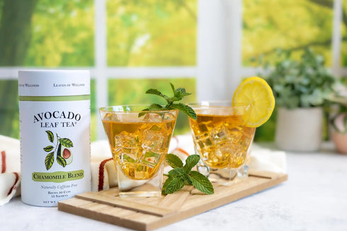 Avocado Leaf/Chamomile Tea – Caffeine-free Herbal Tea | Immune Support | 15 Tea Bags (30 Servings)