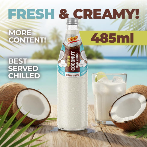 16.4 oz 3 Pack De Mi Pais Original Coconut Milk Drink Creamy, Dairy Free & Lactose Free Coconut Beverage, Refreshing