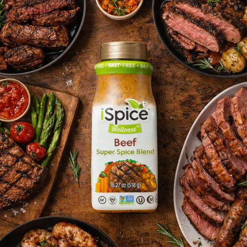 18.27 oz iSpice Blend| Beef Seasoning | | Mixed Spice & Seasoning | Bulk Size | Halal | Kosher