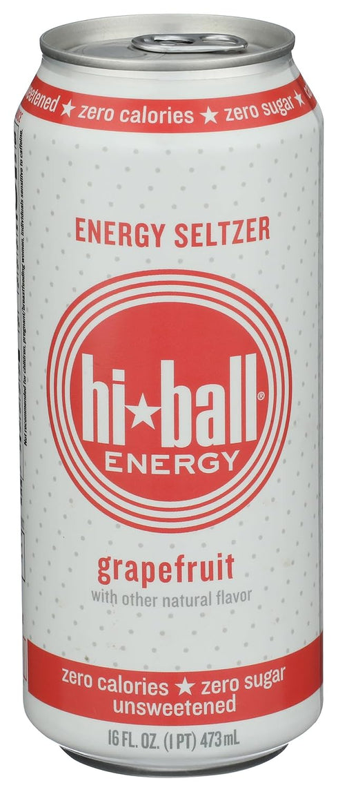 HIBALL ENERGY Grapefruit Sparkling Energy Water, 16 FZ