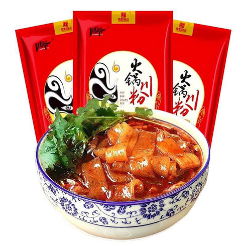 Generic Rice noodles, sweet potato noodles with a chewy texture, gluten-free, vegetarian, suitable