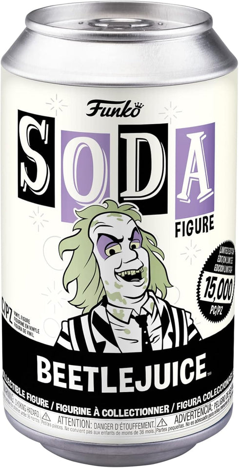 Beetlejuice Funko Vinyl Soda - Random Styles Available
