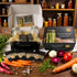 Set The Gourmet Pickle Kit -Must Bee Company DIY Pickling with Reusable Glass Jars, Spices & Step-by-Step Guide