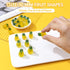 4D Gummy 8.47 oz 3D ~10 Packs, AMOS Fruit Candy, Pineapple Burst, Box - Realistic Shapes with Soft Juice-Filled Center