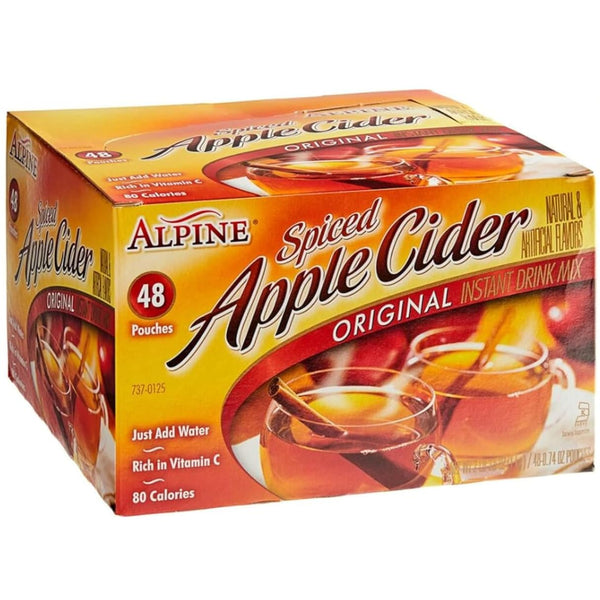 Generic Alpine Spiced Apple Cider Original (48 Pouches) 0.74 OZ Each - Alpine
