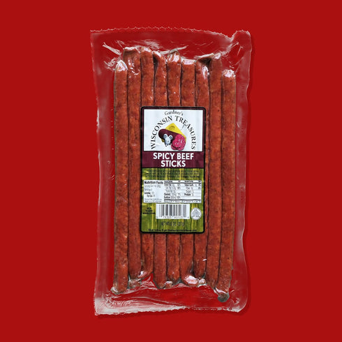 (1 Pack 8) Gardner's Wisconsin Cheese, Meat Sticks Ounce Sticks, of - Spicy Beef Flavor, Low Carb Snack, Does Not