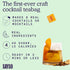 SAYSO Cocktail Tea Bags - Old Fashioned Cocktail Mix - Instant Cocktail Mixers or Mocktail Mixers - No Hot Water Needed - Home Bar Accessories - Natural Ingredients - 4G Sugar, 15 Calories - Non-GMO