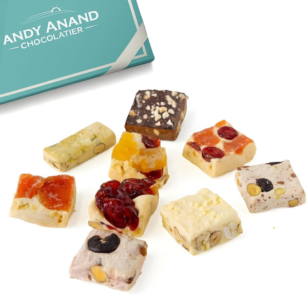 ANDY ANAND CHOCOLATIER Italian Nougat Candy 11 Pcs (7oz, Pack of 1)