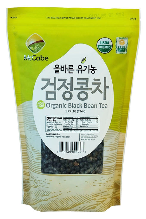McCabe Organic Black Bean Tea - Roasted Black Beans Tea | USDA