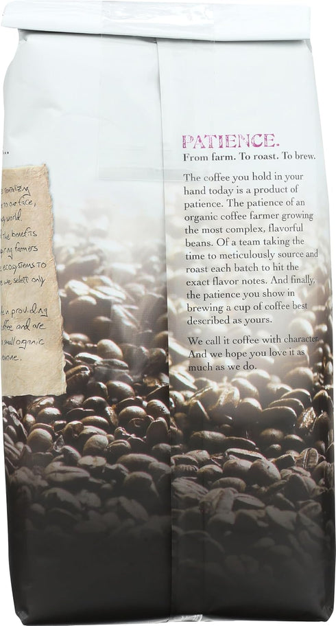 11oz Jims Organic Coffee Espresso Jimbo: Whole Bean Medium/Dark Roast Bag Certified Organic, Regeneratively Grown
